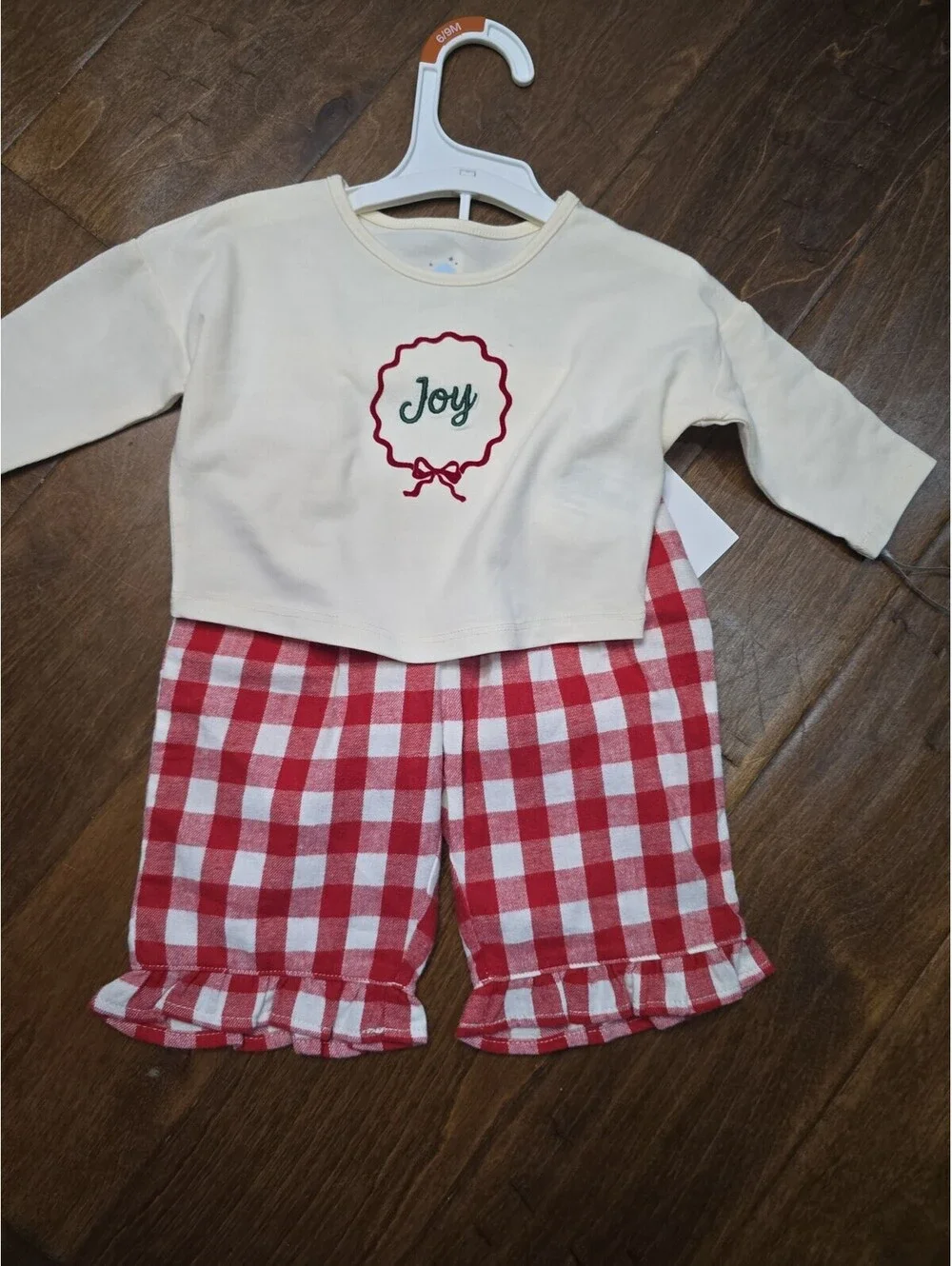 0-3m nwt christmas outfit cloud island 165G8
